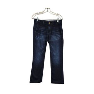 Banana Republic Denim Blue Jeans Straight Leg Girlfriend Jeans Size 27